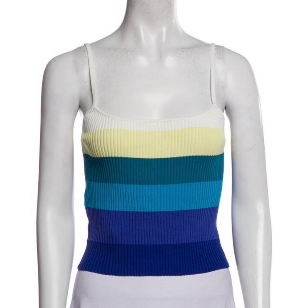 STAUD Multicolor Striped Tanktop